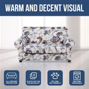 Elastic Vintage Flower Sofa Covers by Axyaa - Washable Furniture Protector