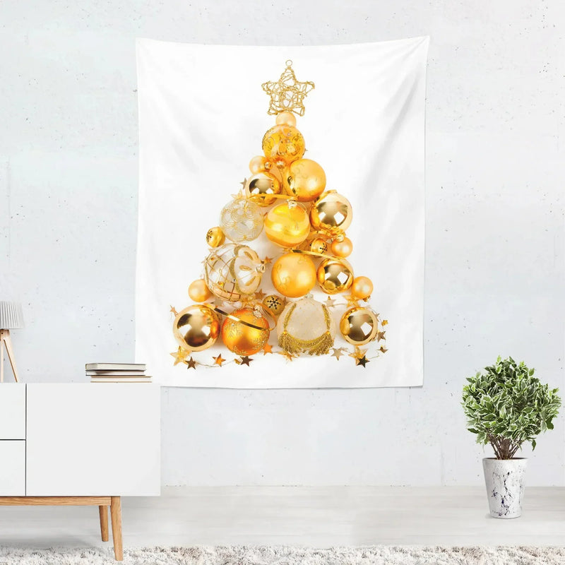 Axyaa Christmas Tree Tapestry for Living Room Wall Decor