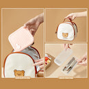 Axyaa Stainless Steel Lunch Box - Stackable Leak Proof Bento Container