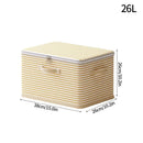 Axyaa Clothes Storage Bags Quilt Organizers Portable Closet Wardrobe Bins