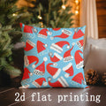 Christmas-themed Pillow Covers by Axyaa - Perfect for Sofa, Bedroom, Car, Rectangular Cushion