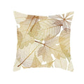 Axyaa Gold Plant Polyester Pillow Case for Home Decor