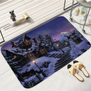 Axyaa Home Christmas New Year Decor Door Mat Bedroom Kitchen Floor Carpet