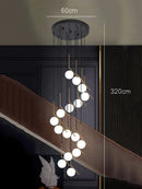 Axyaa Modern Simple Indoor LED Chandelier Ceiling Lamp for Living Room