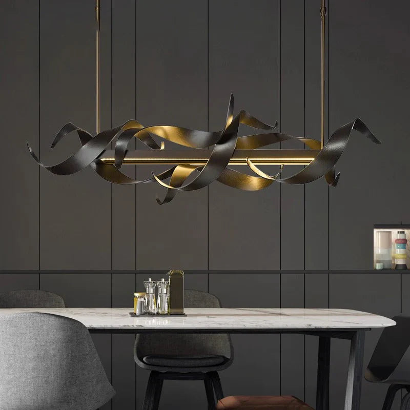 Axyaa Stainless Steel Dining Room Ceiling Chandelier without special characters