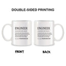Axyaa Precision Mugs - Ceramic 11 oz White Coffee Tea Cup - Student New Licensed Gift