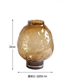 Axyaa Glass Vase Set Artistic Flower Arrangement Hydroponic Decor Dried Flowers Bouquet Jar