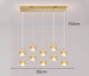 Axyaa Modern Ceiling Chandelier Pendant Light Fixture for Indoor Living Room Lighting
