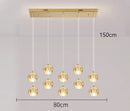 Axyaa Luxury Ceiling Chandelier for Dining Room, Living Room Pendant Light Fixture