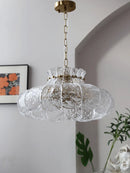 Axyaa Clear Glass Pendant Chandelier Indoor Lighting