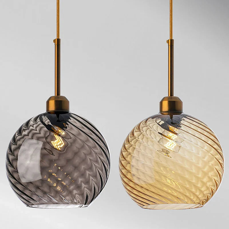 Axyaa Modern Glass Chandelier Pendant Lights for Kitchen, Dining, Bar & Hotel