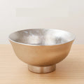 Axyaa Double-Layer Titanium Bowl & Spoon Set - Large, Anti-Scalding, Vacuum Tableware