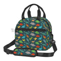 Dino Lunch Bag by Axyaa: Jurassic Thermal Tote for Kids School Travel Picnic