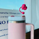 Axyaa Diamond Silicone Straw Covers for Stanley Cup Tumblers