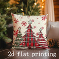 Axyaa Christmas Funny Pillow Covers for Sofa Bedroom Car - Rectangular Cushion