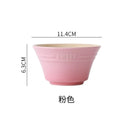 Axyaa Rainbow Gradient Ramen Bowls Set - 300ML Japanese Kitchen Tableware