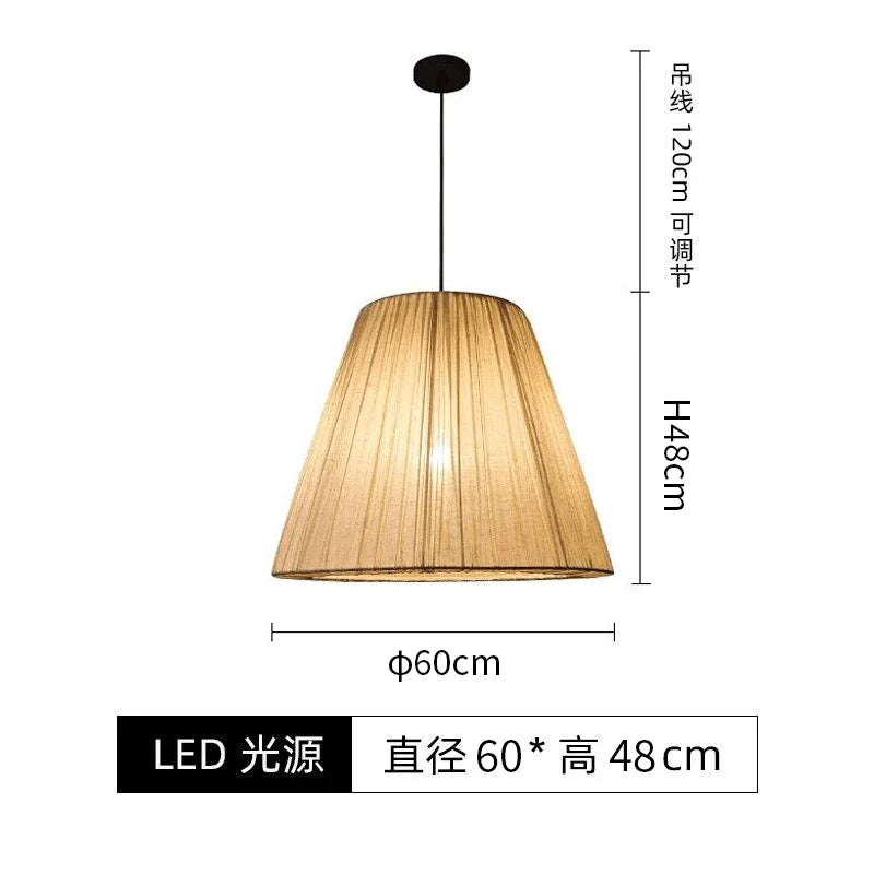 Axyaa Retro Cloth Chandelier for Home Decor
