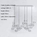 Axyaa Micky Glass Globe LED Pendant Light - Copper Lustre Pendant Lamp