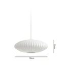 Modern Silk Bubble Pendant Chandelier by Axyaa for Dining Living Room Kitchen Island Bedroom