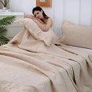 Axyaa Reversible Lightweight 3 Piece King Bedding Set for All Seasons