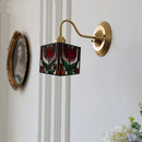 Axyaa Colorful Cube LED Wall Sconce Copper Glass E27 Vanity Light
