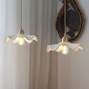 Axyaa Nordic Ceramic Pendant Lights: Modern LED Hanging Lamps for Home Decor