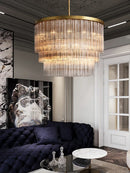 Axyaa Luxury Grand Square Chandelier Pendant Light for Living Room and Restaurant Home Decor