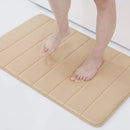 Luxury Memory Foam Bath Mat by Axyaa: Super Absorbent, Soft Coral Velvet, Non-Slip Rug