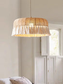 Axyaa Hemp Rope Ceiling Chandelier Twine Pendant Lights Living Room Decor