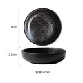 Axyaa Ceramic Seasoning Dish: Dip, Soy Sauce, Vinegar, Appetizer Plate, Sushi Plate