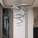 Axyaa Nordic Stair Chandelier, Pendant Lights, Ceiling Light for Living, Bedroom, Dining Room