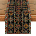 Axyaa National Style Table Runner - Retro Pattern for Dining Decor and Wedding