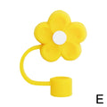 Silicone Straw Cover for Axyaa Tumblers – Cute Cup Topper with Flower Design