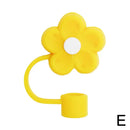 Silicone Straw Cover for Axyaa Tumblers – Cute Cup Topper with Flower Design