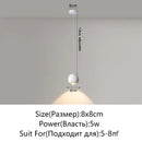 Axyaa Modern LED Pendant Lights for Bedroom, Study, and Restaurant Lighting