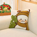 Axyaa Christmas Embroidered Throw Pillows for Living Room Sofas & Holiday Parties