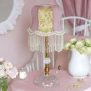 Axyaa Tassels Table Lamp: French American Retro Pastoral Design for Living Room Bedroom