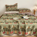 Axyaa Cotton Four-Layer Gauze Fringed Blanket Towel Quilt