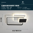 Axyaa LED Ceiling Light Fixture with Remote Control, Modern Metal Acrylic Design