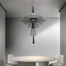 Axyaa Modern Metal Pendant Lights LED Chandelier for Luxury Ceiling Decor