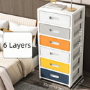 Axyaa 3-6 Tier Storage Cabinet for Living Room/Bedroom/Study, Modern & Space-Saving Organizer