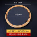 Axyaa Cheese Slate Flat Plate Stone Arrangement Western Dish for Japanese and Korean Cuisine