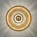 Axyaa Smoke Gray Amber White Glass Wall Lamps for Modern Living Room Lighting