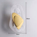 Axyaa Crystal Wall Lamp: Modern Luxury Bedroom Decoration, Creative LED Indoor Lighting