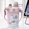 Axyaa Kawaii Boba Water Bottle with Tea Infuser, 500ml