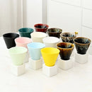 Axyaa Retro Ceramic Latte Cup, 215ml - Home Art Decorative Porcelain Cup