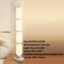 Axyaa Luxury Floor Lamp for Bedroom/Living Room - LED Standing Light