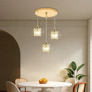 Axyaa Crystal E27 Chandelier for Dining Room, Bedroom, Kitchen - Modern Luxury Lighting