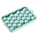 Axyaa Silicone 25 Grid Spherical Ice Cube Mold - Small Round Ice Maker