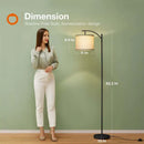 Axyaa Industrial Floor Lamp – 3 Color Temperatures, Tall Standing Lamp for Bedroom & Living Room